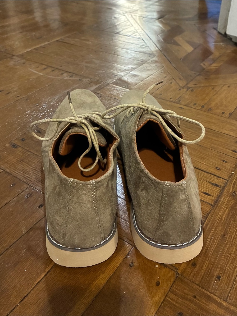 NWOT London Suede Derby Shoes